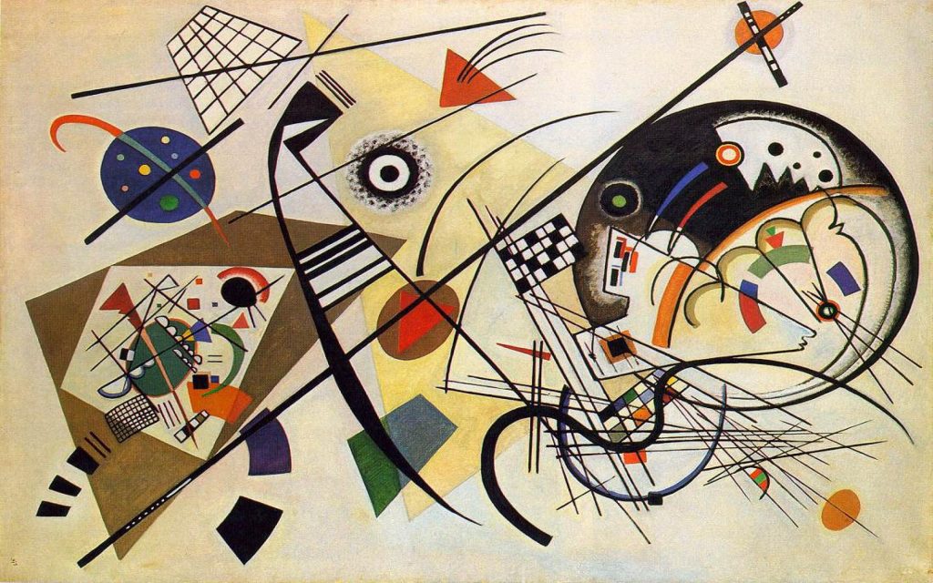 بهترین سبکهای نقاشی برای شروع یادگیری 🎨✨ 4 Wassily Kandinsky paint www fikano ir 45d44 5